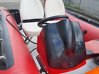 Rubberboot met aluminium vloerdelen en diverse opties, zodiac, futura mk2 420, rood - afbeelding 5 van  9