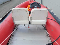 Rubberboot met aluminium vloerdelen en diverse opties, zodiac, futura mk2 420, rood - afbeelding 6 van  9