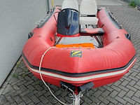 Rubberboot met aluminium vloerdelen en diverse opties, zodiac, futura mk2 420, rood - afbeelding 7 van  9