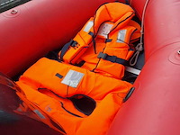 Rubberboot met aluminium vloerdelen en diverse opties, zodiac, futura mk2 420, rood - afbeelding 8 van  9