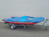 Rubberboot met aluminium vloerdelen en diverse opties, zodiac, futura mk2 420, rood - afbeelding 9 van  9