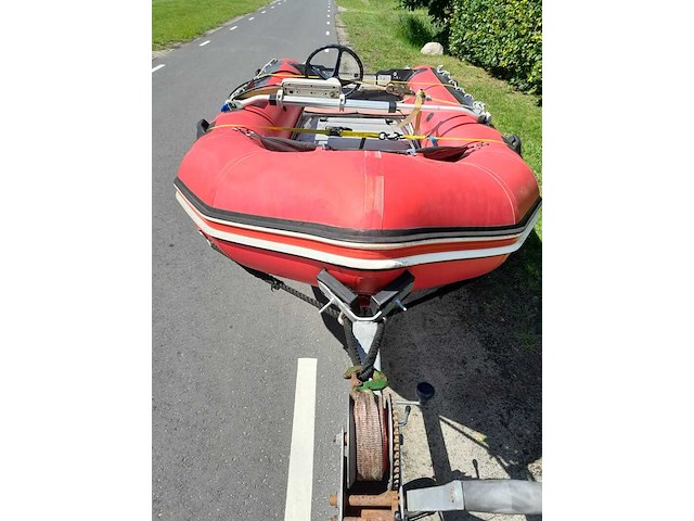 Rubberboot, zodiac, mk2 futura s, rood - afbeelding 7 van  12