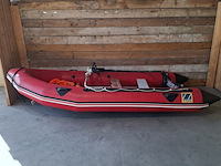 Rubberboot, zodiac, mk2 futura s, rood - afbeelding 9 van  12