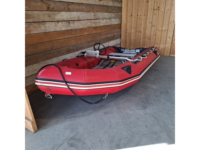 Rubberboot, zodiac, mk2 futura s, rood - afbeelding 11 van  12