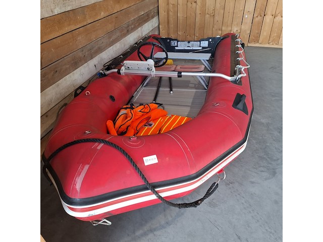 Rubberboot, zodiac, mk2 futura s, rood - afbeelding 12 van  12