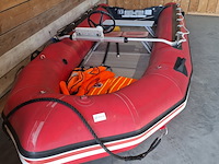 Rubberboot, zodiac, mk2 futura s, rood - afbeelding 12 van  12