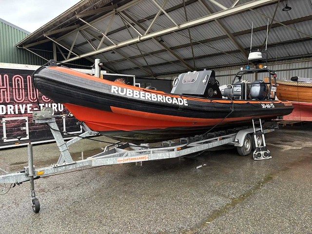 Rubberbrigade - tornado - rigid inflatable boat met trailer - afbeelding 1 van  38