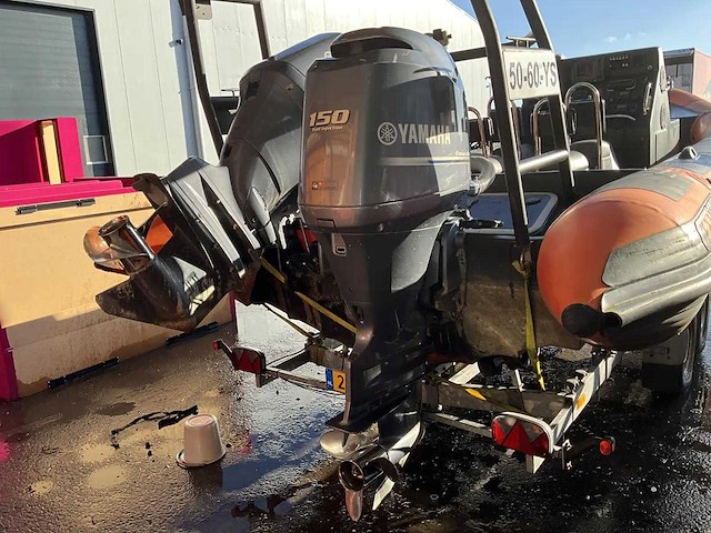 Rubberbrigade - tornado - rigid inflatable boat met trailer - afbeelding 26 van  38