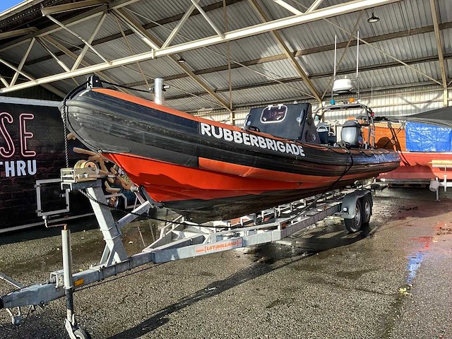 Rubberbrigade - tornado - rigid inflatable boat met trailer - afbeelding 38 van  38