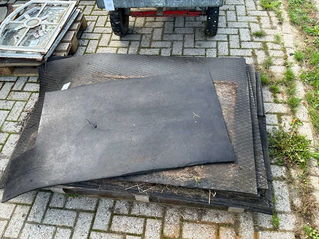 Rubberen stalmat (8x) - afbeelding 2 van  2