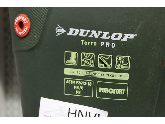Rubberen veiligheidslaarzen dunlop terra pro maat 43 - afbeelding 2 van  2