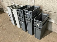 Rubbermaid - afvalbak (13x)