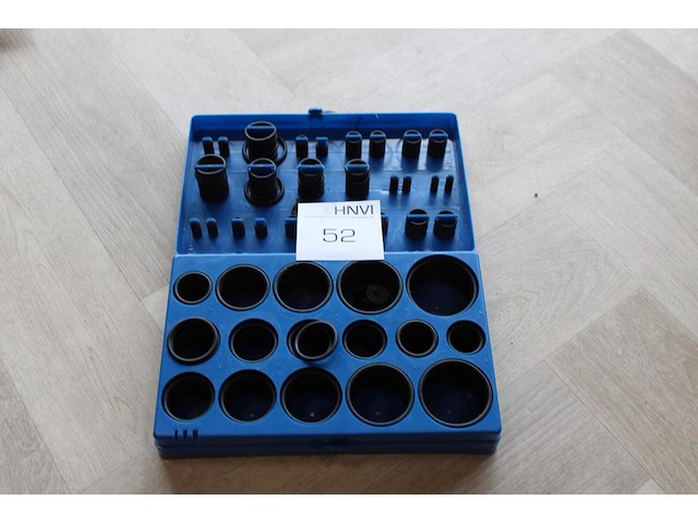 Rubberringen assortiment in box. - afbeelding 1 van  2