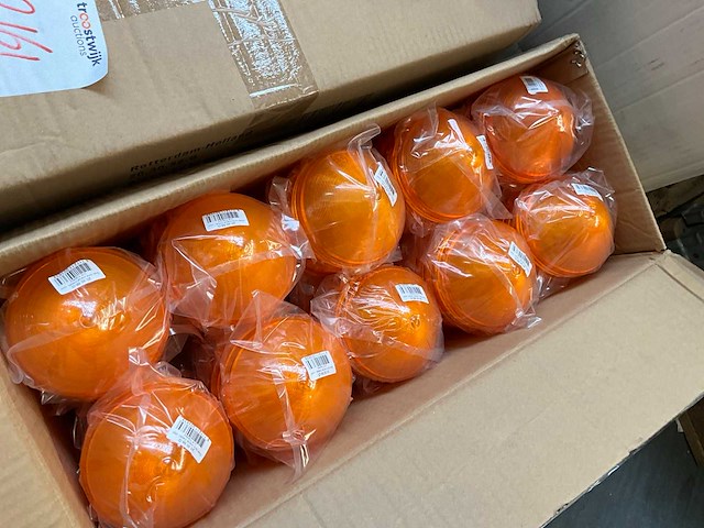 Rubbolite 38 - oranje rond puntvormig - autoverlichting (400x) - afbeelding 3 van  3