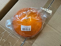 Rubbolite 38 - oranje rond puntvormig - autoverlichting (400x) - afbeelding 3 van  5