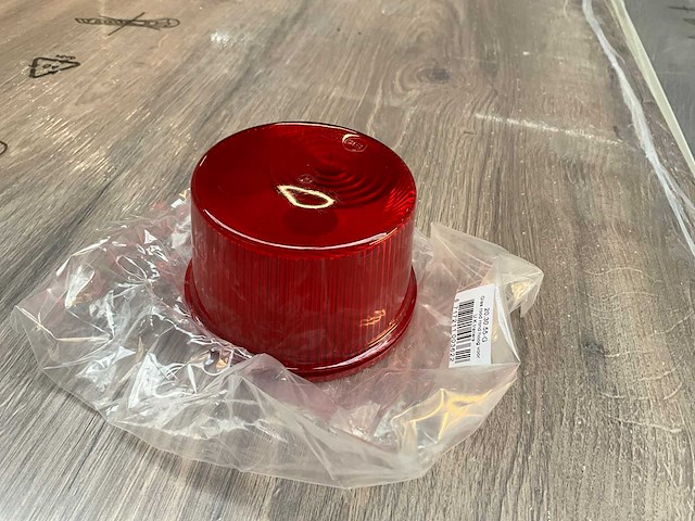 Rubbolite 38 - rood - rond hoog - trailerverlichting (300x) - afbeelding 1 van  8