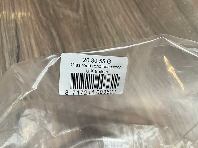 Rubbolite 38 - rood - rond hoog - trailerverlichting (300x) - afbeelding 6 van  8