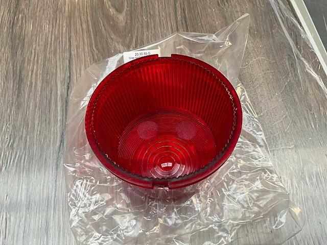 Rubbolite 38 - rood - rond hoog - trailerverlichting (500x) - afbeelding 2 van  5