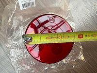 Rubbolite 38 - rood - rond hoog - trailerverlichting (500x) - afbeelding 3 van  5