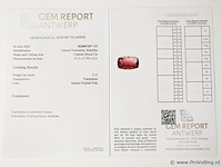 Rubellite 3.13ct gra certified - afbeelding 4 van  4