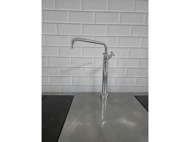 Rubens - professionele elektrische rvs bak/frituurlijn bestaande uit 2x electrische kookplaat en 1x dubbele friteuse - afbeelding 8 van  11