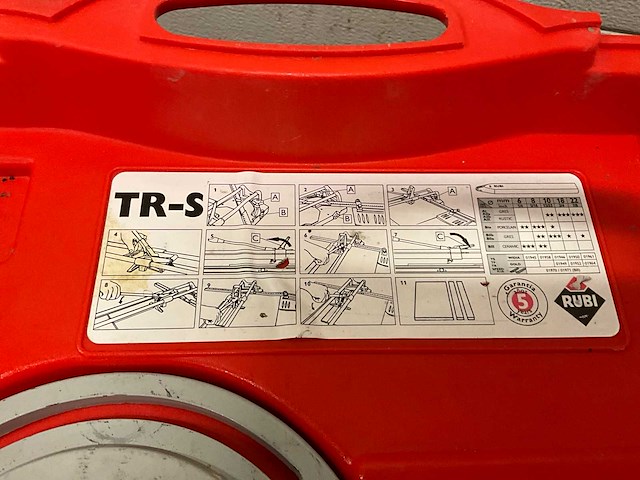 Rubi tr-s 600 tegelsnijapparaat - afbeelding 4 van  5