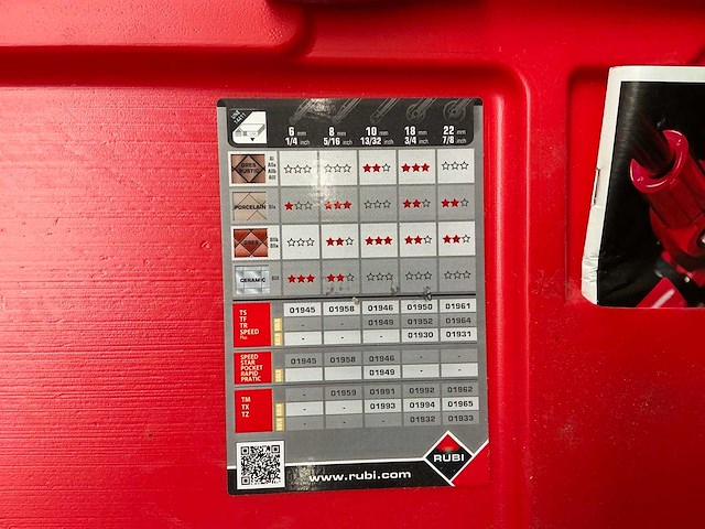 Rubi ts max 66 tegelsnijapparaat - afbeelding 5 van  6