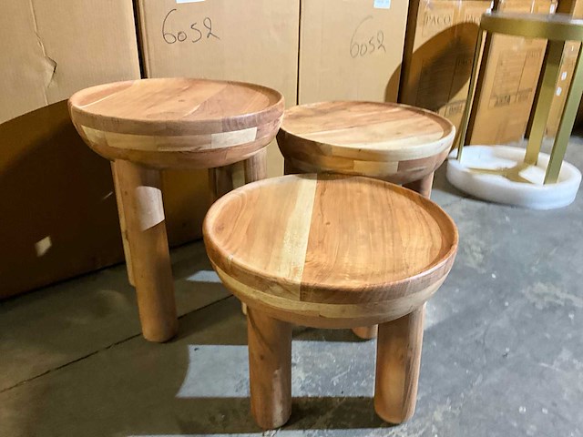 Rubio massieve salontafel set van 3 - afbeelding 5 van  8