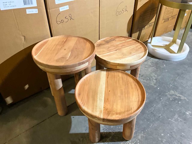 Rubio massieve salontafel set van 3 - afbeelding 6 van  8