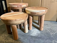 Rubio massieve salontafel set van 3 - afbeelding 1 van  8