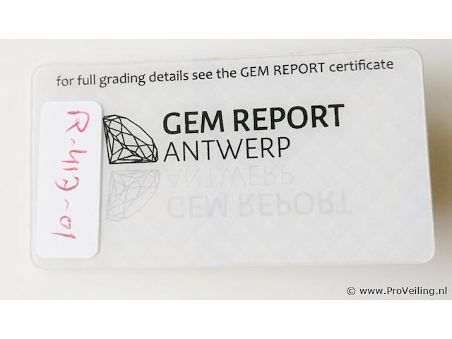 Ruby 1.19ct gra certified - afbeelding 3 van  4