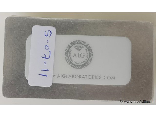 Ruby 4.25ct aig certified - afbeelding 3 van  4