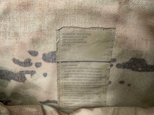 Rucksack molle 4000 (4x) - afbeelding 2 van  5