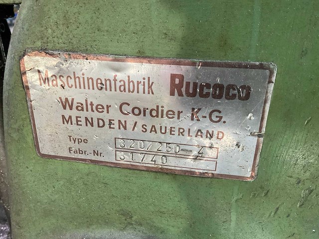 Rucoco 320/250-4 beugelzaagmachine - afbeelding 7 van  8
