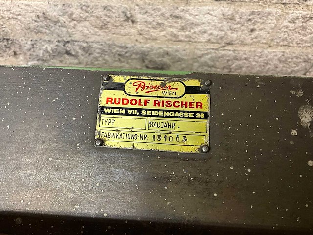 Rudolf rischer hydraulische pedaal buigmachine - afbeelding 8 van  8
