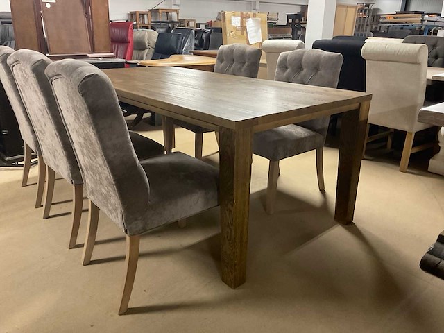 Rugan eetkamertafel - afbeelding 6 van  12