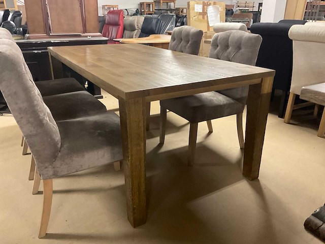 Rugan eetkamertafel - afbeelding 8 van  12