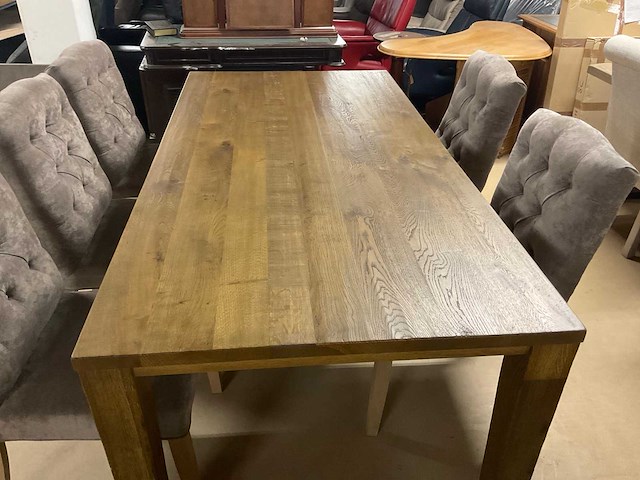 Rugan eetkamertafel - afbeelding 10 van  12