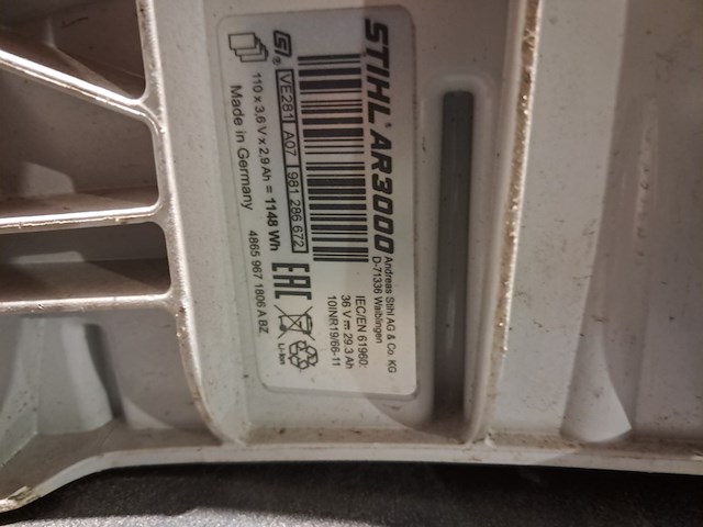 Ruggedragen accu & accu bladblazer, stihl - afbeelding 5 van  16