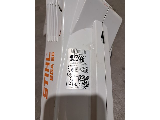 Ruggedragen accu & accu bladblazer, stihl - afbeelding 13 van  16
