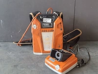 Ruggedragen accu en accu-lader, stihl, ar3000l & al500
