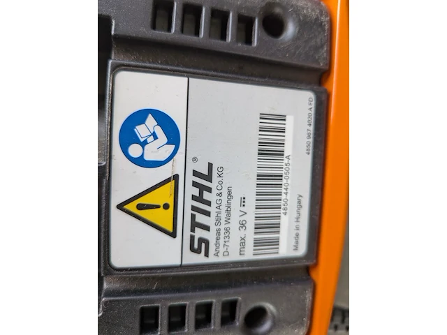 Ruggedragen accu en bladblazer, stihl, ar3000l & bga200 - afbeelding 14 van  22