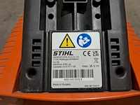 Ruggedragen accu, stihl, ar 3000 l, incl. snellader en harnas - afbeelding 5 van  18