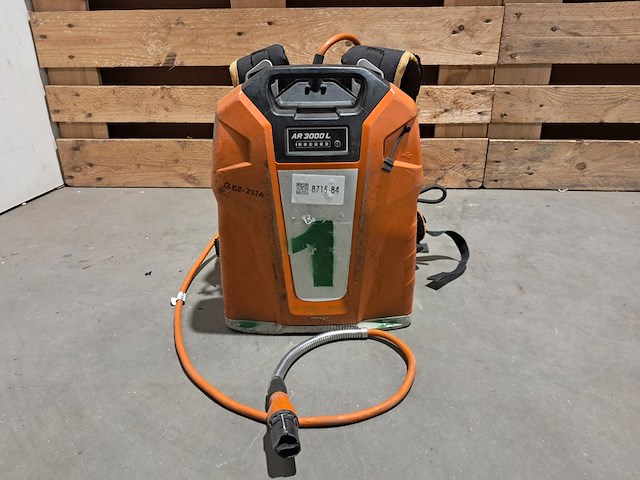 Ruggedragen accu, stihl, ar 3000 l, incl. snellader en harnas - afbeelding 11 van  18