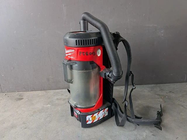 Ruggedragen accu stofzuiger, milwaukee, m18fbpv, rood - afbeelding 13 van  18