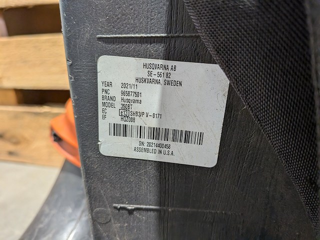Ruggedragen benzine bladblazer, husqvarna, 350bt, 2021 - afbeelding 6 van  6