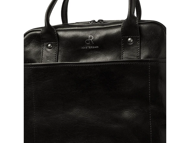 Rugzak dr amsterdam, black - afbeelding 4 van  6