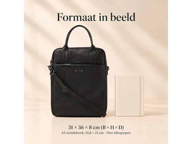 Rugzak dr amsterdam, black - afbeelding 6 van  6