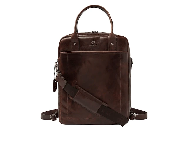 Rugzak dr amsterdam, brown - afbeelding 1 van  6