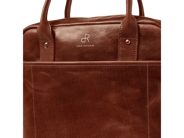 Rugzak dr amsterdam, cognac - afbeelding 4 van  6